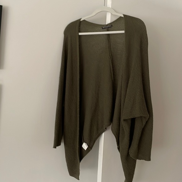 Brandy Melville Sweaters - Olive drapery cardigan